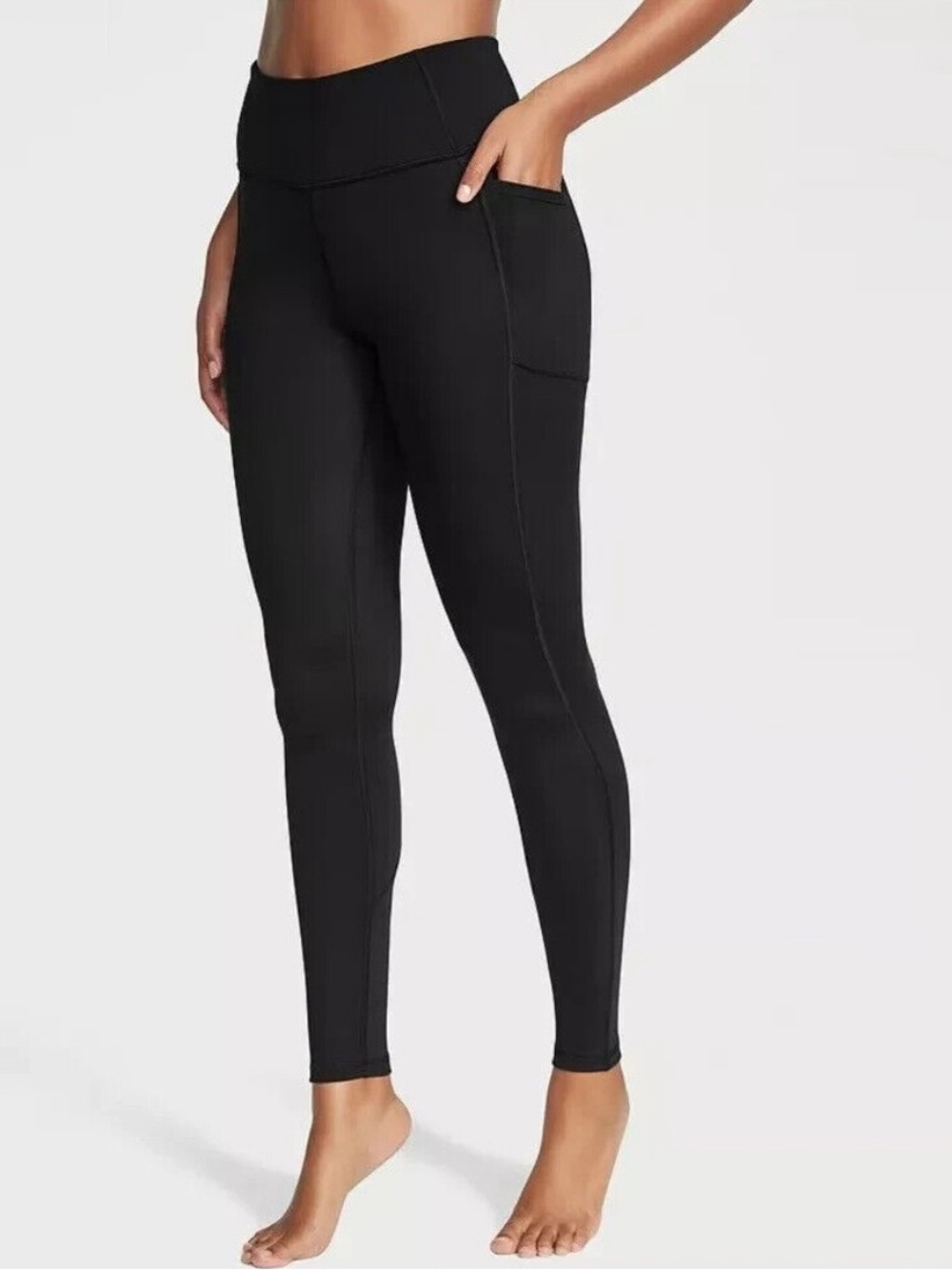 Victoria's Secret On Point Flow Black Activewear Leggings